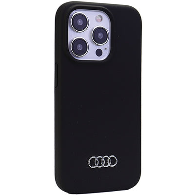 Audi Silicone Case for iPhone 15 Pro Max - black