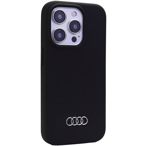Audi Silicone Case for iPhone 15 Pro Max - black