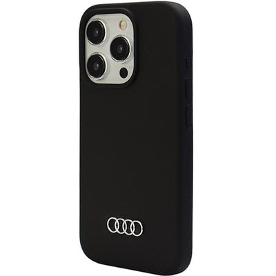 Audi Silicone Case for iPhone 15 Pro Max - black