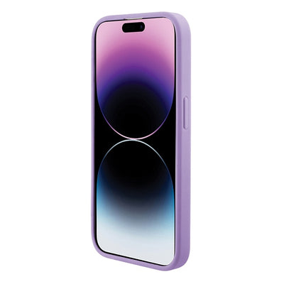 Guess Saffiano MagSafe case for iPhone 15 Plus - purple