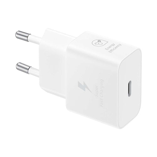 Samsung EP-T2510XWEGEU 25W SFC GaN wall charger with USB-C cable - white