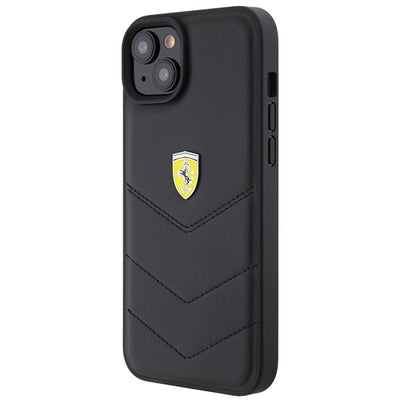 Ferrari FEHCP15MRDUK iPhone 15 Plus 6.7" black/black hardcase Quilted Metal Logo
