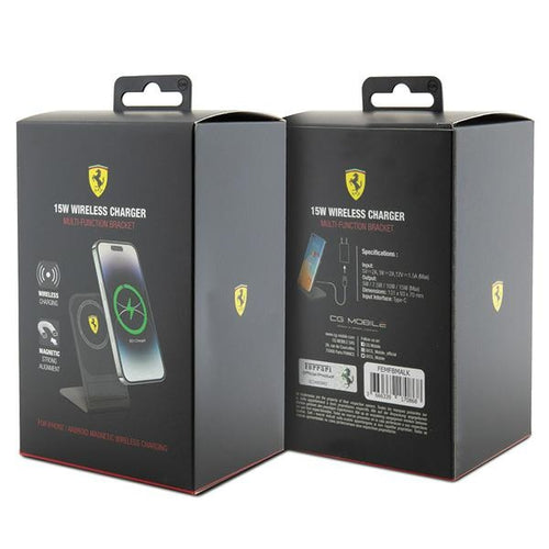 Ferrari nice. induction FEMFBMALK 15W black/black 2023 Collection MagSafe