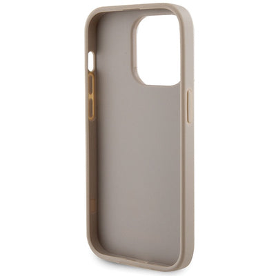 Guess GUHCP15LPS4DGPD iPhone 15 Pro 6.1" gold/gold hardcase Strass Metal Logo