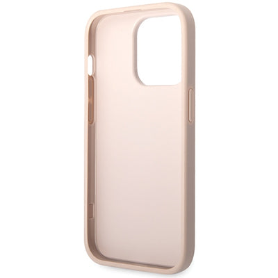Guess GUHCP15X4GMGPI iPhone 15 Pro Max 6.7" pink/pink hardcase 4G Big Metal Logo