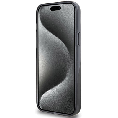 Karl Lagerfeld KLHMP15SHMRSKHK iPhone 15 6.1" black/black hardcase Ring Stand Karl Head MagSafe