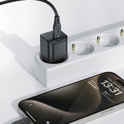 Acefast A73 Mini PD 20W GaN USB-C wall charger - black
