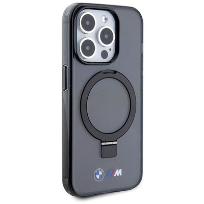 BMW Ring Stand M Collection MagSafe Case for iPhone 15 Pro - Black