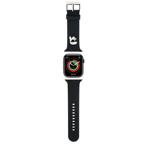 Karl Lagerfeld 3D Rubber Karl Head strap for Apple Watch 42/44/45/49mm - black