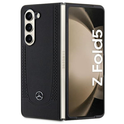Mercedes Leather Urban case for Samsung Galaxy Z Fold 5 - black