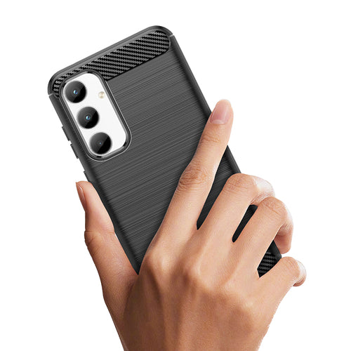 Carbon Case for Samsung Galaxy A35 - black — Hurtel