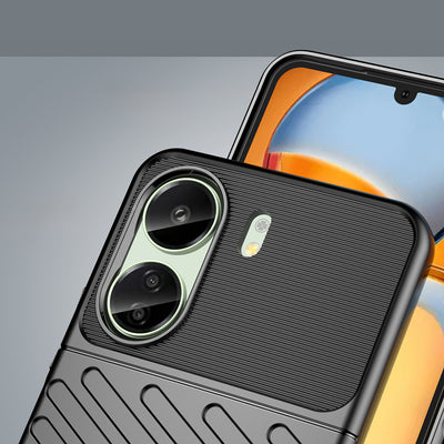 Thunder Case armored case for Xiaomi Redmi 13c - black — Hurtel