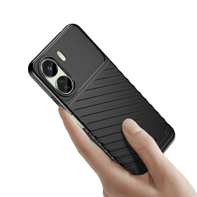 Thunder Case armored case for Xiaomi Redmi 13c - black — Hurtel