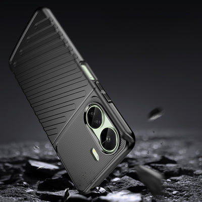 Thunder Case armored case for Xiaomi Redmi 13c - black — Hurtel