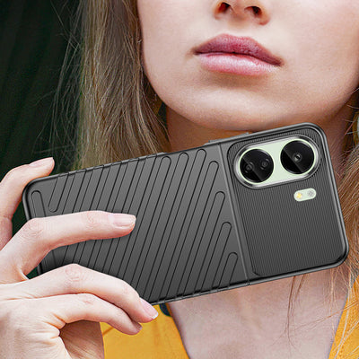 Thunder Case armored case for Xiaomi Redmi 13c - black — Hurtel