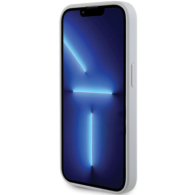 Guess Strass Metal Logo case for iPhone 15 Pro - silver