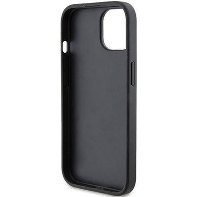 Karl Lagerfeld Quilted K Pattern case for iPhone 15 Plus / 14 Plus - black