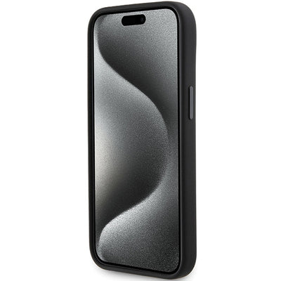 Karl Lagerfeld Silicone Karl&amp;Choupette Head case for iPhone 15 Plus / 14 Plus - black