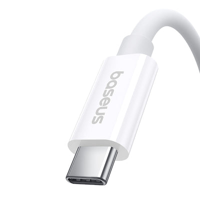 Baseus CB000066 USB-C - USB-C cable 240W PD 8K 60Hz 1m - white