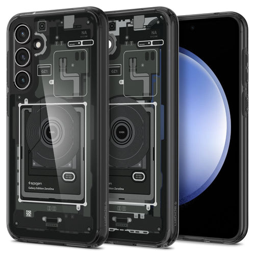 Spigen Ultra Hybrid Case for Samsung Galaxy S23 FE - Dark Gray (Zero One Pattern)