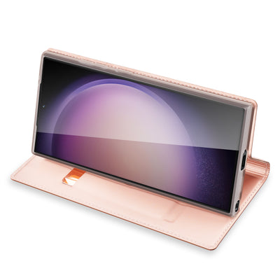 Dux Ducis Skin Pro case for Samsung S24 Ultra with flap - pink
