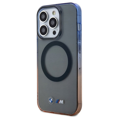 BMW Gradient Bumper MagSafe case for iPhone 15 Pro Max - gray