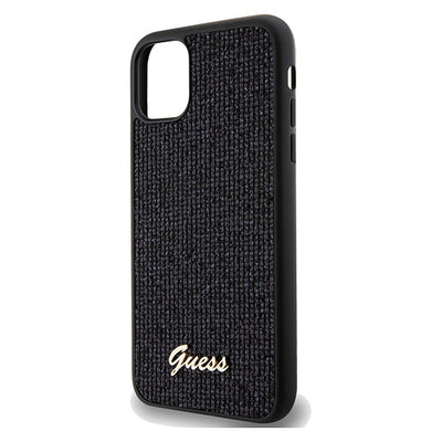 Guess Disco Metal Script case for iPhone 11 / Xr - black