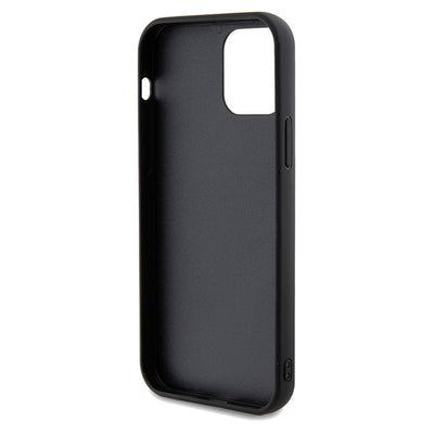 Guess Sequin Script Metal case for iPhone 12/12 Pro - black