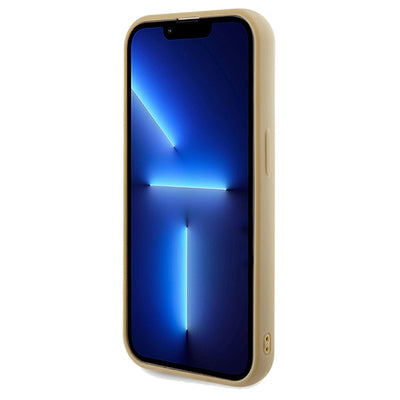 Guess Disco Metal Script case for iPhone 14 Pro - gold