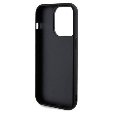 Guess Sequin Script Metal case for iPhone 14 Pro - black