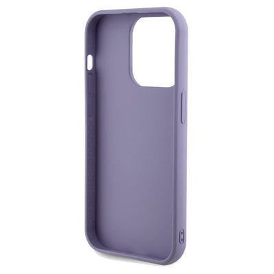 Guess Sequin Script Metal case for iPhone 14 Pro Max - purple