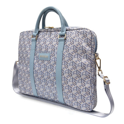 Guess GCube Stripes bag for a 16" laptop - blue