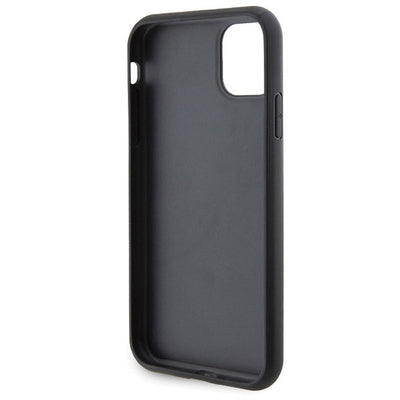 Karl Lagerfeld Gripstand Saffiano Choupette Pins Case for iPhone 11 / Xr - Black