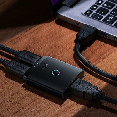 [RETURNED ITEM] Baseus AirJoy 2in1 4K 60Hz bi-directional HDMI adapter - black