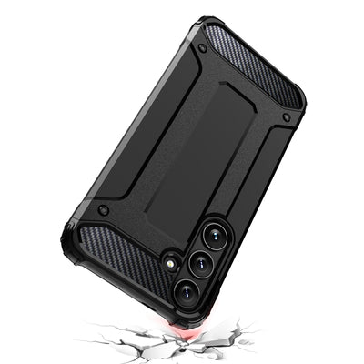 Hybrid Armor case for Samsung Galaxy S24+ armored - black — Hurtel