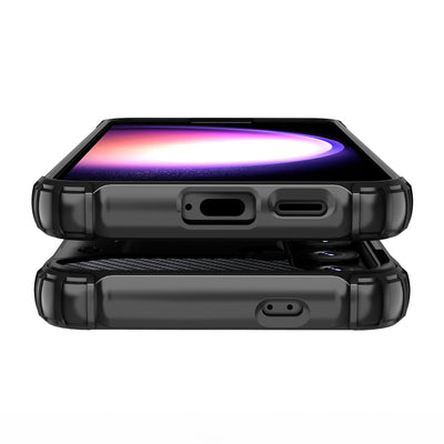 Hybrid Armor case for Samsung Galaxy S24+ armored - black — Hurtel