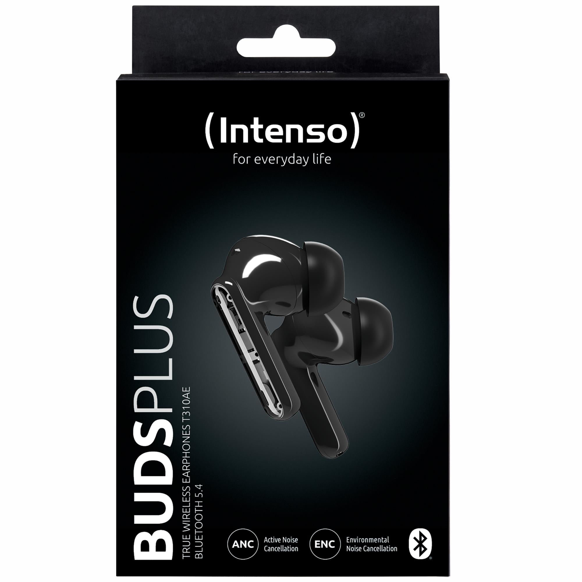 HEADSET BUDS PLUS T310AE/BLACK 3720310 INTENSO