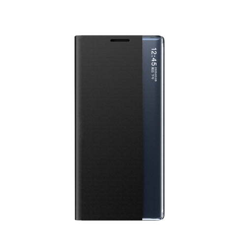 New Sleep View Case for Samsung S24+ with flap - black — Hurtel