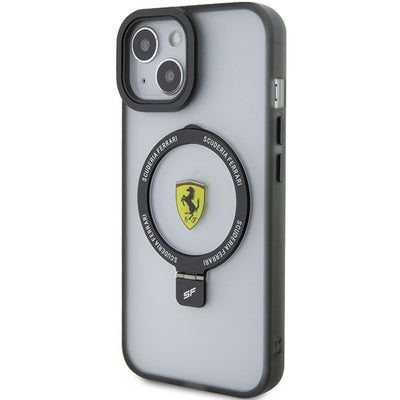Ferrari Ring Stand 2023 Collection MagSafe Case for iPhone 15 Plus / 14 Plus - Black