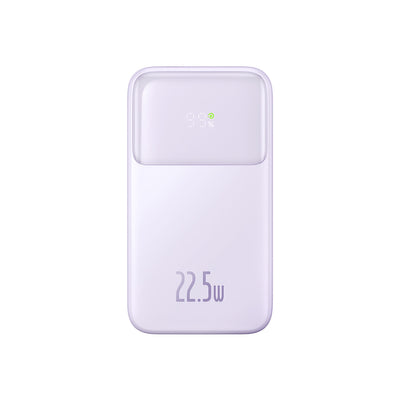 Baseus Comet Series powerbank with display 20000mAh 22.5W - purple + USB-A / USB-C cable