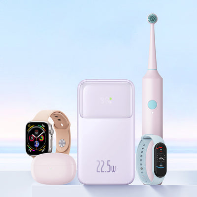 Baseus Comet Series powerbank with display 20000mAh 22.5W - purple + USB-A / USB-C cable