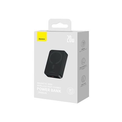 Baseus Magnetic Mini 20000 mAh 20W Powerbank - black + USB-C / USB-C cable