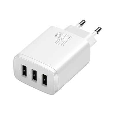[RETURNED ITEM] Baseus Compact charger 3x USB 17W white (CCXJ020102)