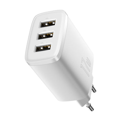 [RETURNED ITEM] Baseus Compact charger 3x USB 17W white (CCXJ020102)