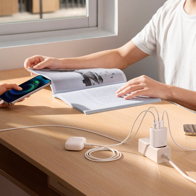 [RETURNED ITEM] Baseus Compact charger 3x USB 17W white (CCXJ020102)