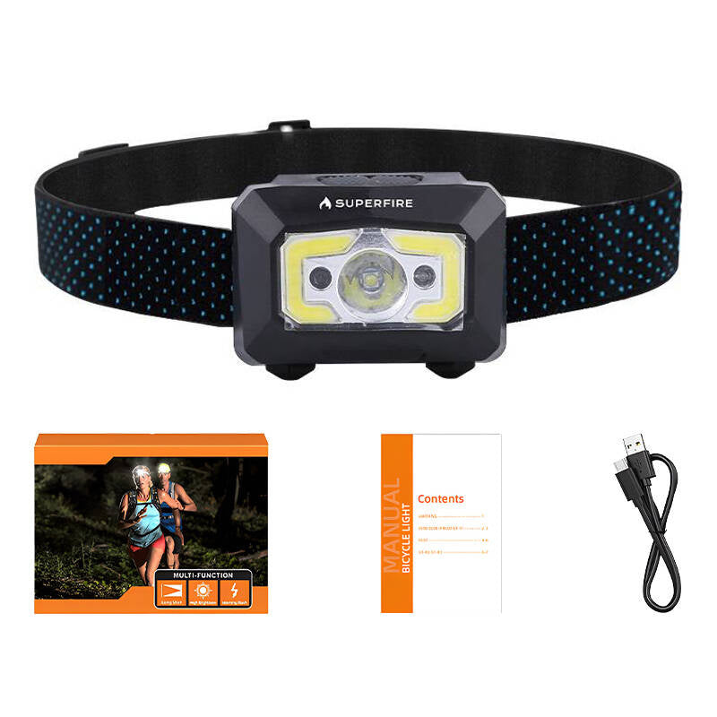 Headlight with non-contact switch Superfire X30, 340lm, USB - Product Image 4