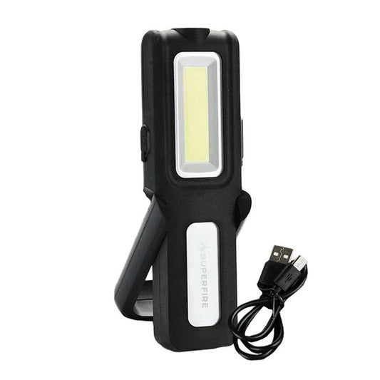 Workshop flashlight Superfire G12, 566lm, USB - Product Image 1