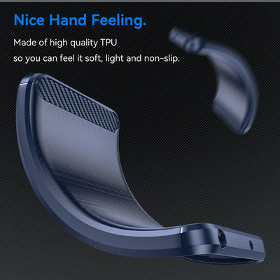 Carbon Case for Xiaomi Redmi Note 13 Pro - blue — Hurtel