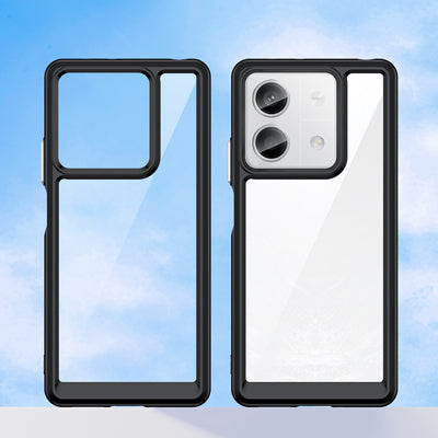 Outer Space Case with gel frame for Xiaomi Redmi Note 13 Pro+ - black — Hurtel