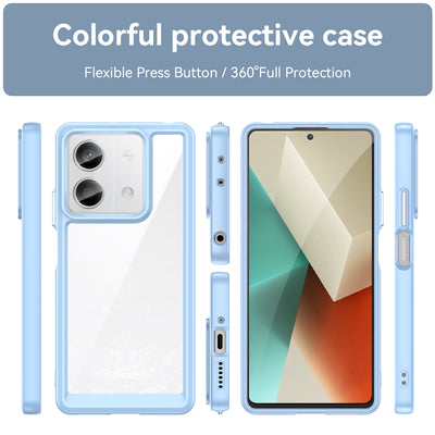 Outer Space Case with gel frame for Xiaomi Redmi Note 13 Pro+ - blue — Hurtel